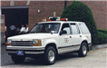 White Fire Chief Van