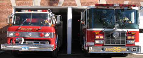 Two Firefighter trucks