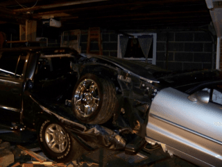 2 cars on top of each other